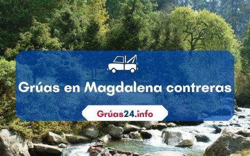 grúas en delegación Magdalena contreras