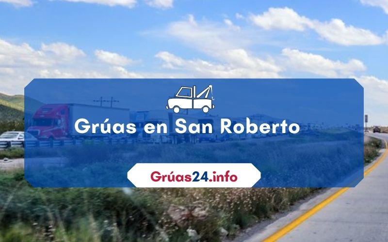 grúas económicas en San roberto